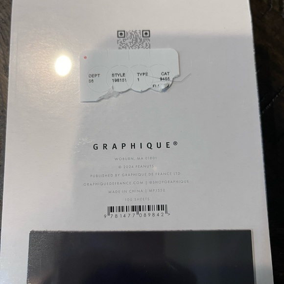 Graphique Snoopy & Friends Peanuts Magnetic Notepad Happy Easter NEW - Picture 3 of 3